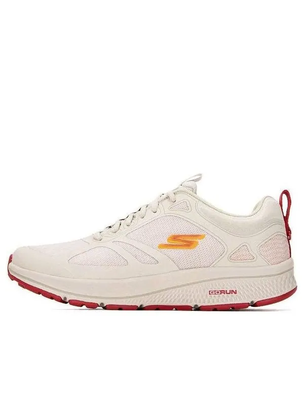 Кроссовки go run consistent shoes 'cream red' Skechers — изображение 1 из 4, белый/красный