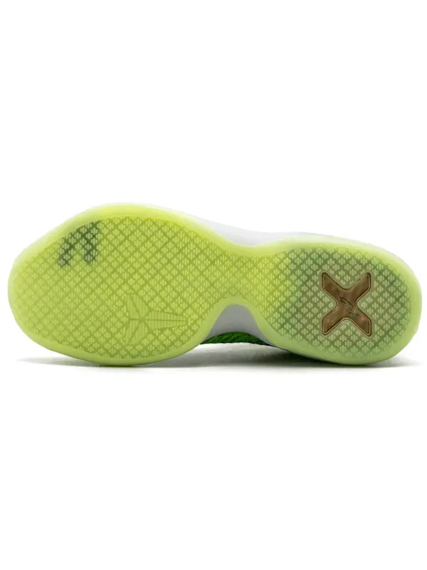 Кроссовки kobe 10 elite Nike — изображение 4 из 4, зеленый/черный/оранжевый
