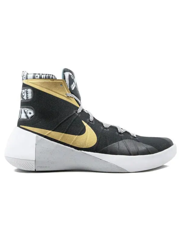 Кроссовки hyperdunk 2015 ltd Nike — изображение 2 из 4, черный/золотистый