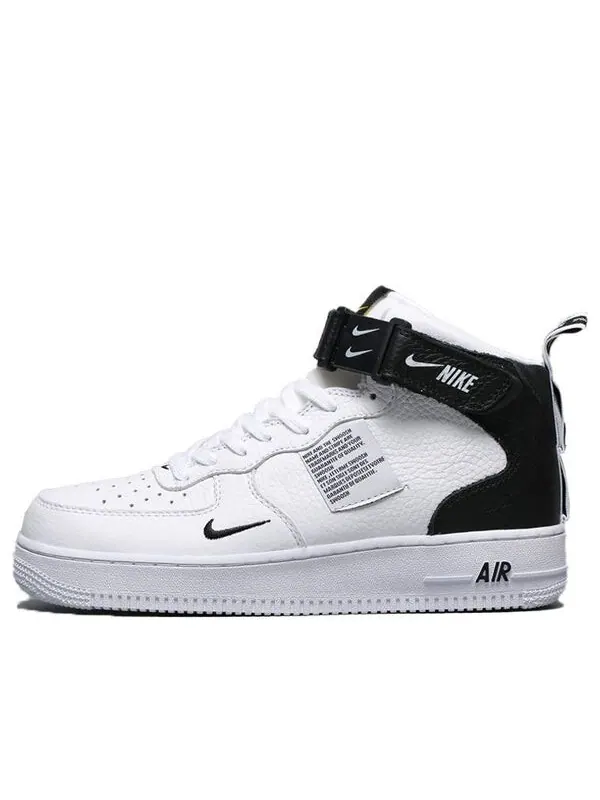 Кроссовки air force 1 mid '07 lv8 'white black' Nike — изображение 1 из 4, белый/черный
