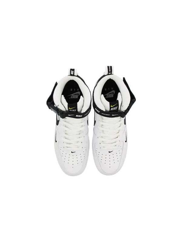 Кроссовки air force 1 mid '07 lv8 'white black' Nike — изображение 3 из 4, белый/черный