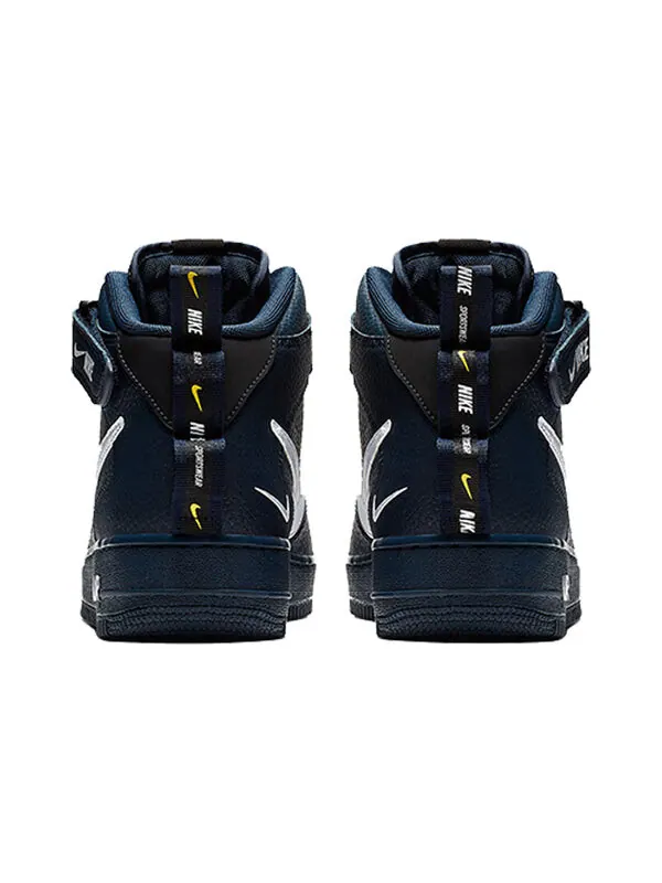 Кроссовки air force 1 '07 mid lv8 'navy' Nike — изображение 4 из 4, синий/белый