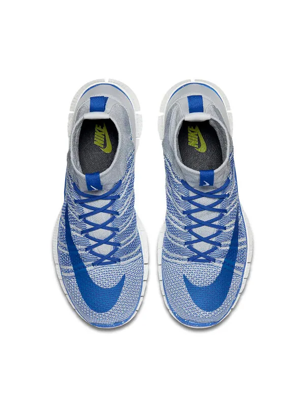 Кроссовки Nike Flyknit Mercurial — изображение 4 из 4, серый/синий