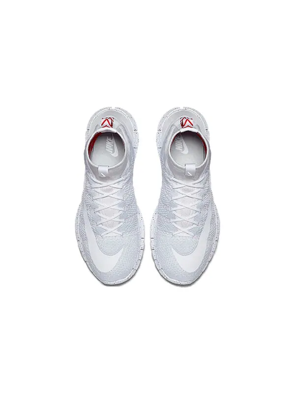 Кроссовки Nike Flyknit Mercurial — изображение 3 из 4, белый//красный
