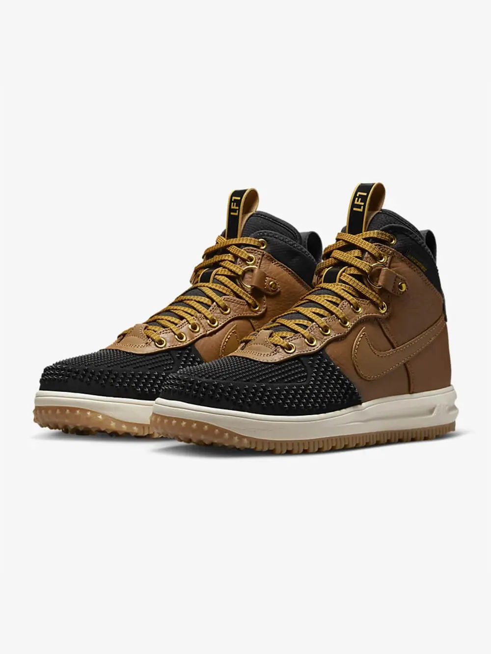 Кроссовки Nike Lunar Force 1 — изображение 3 из 8, черный коричневый