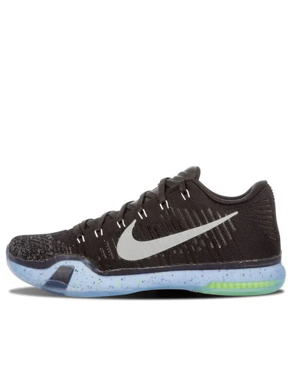 Кроссовки kobe 10 elite premium htm Nike — изображение 1 из 4, черный/металлик-серый