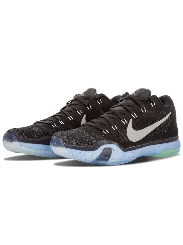 Кроссовки kobe 10 elite premium htm Nike — изображение 2 из 4, черный/металлик-серый