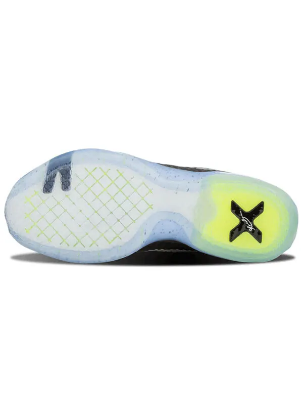 Кроссовки kobe 10 elite premium htm Nike — изображение 4 из 4, черный/металлик-серый