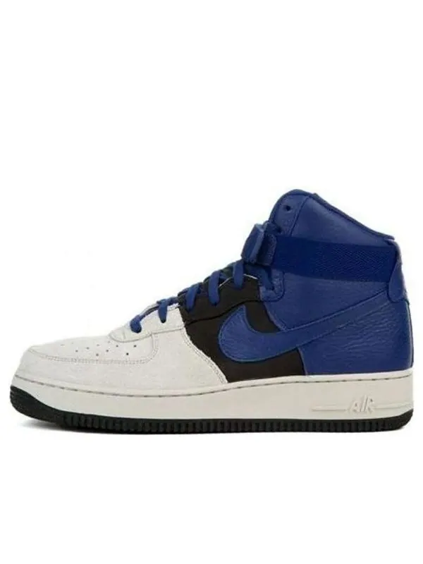 Кроссовки air force 1 high '07 lv8 'platinum deep royal blue' Nike — изображение 1 из 3, синий