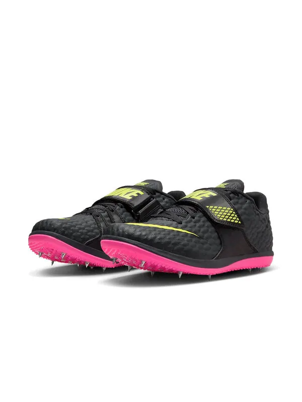 Кроссовки high jump elite 'anthracite light lemon twist pink' Nike — изображение 3 из 4, черный/светлый/розовый