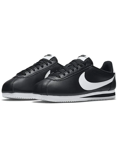 Кроссовки классические cortez кожа Nike — изображение 2 из 3, черный/белый