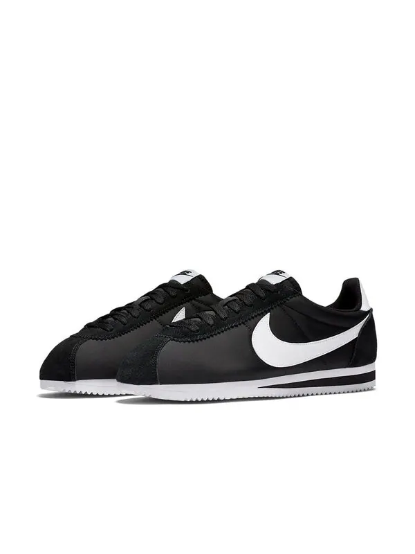 Кроссовки классические cortez нейлон Nike — изображение 3 из 4, черный/белый