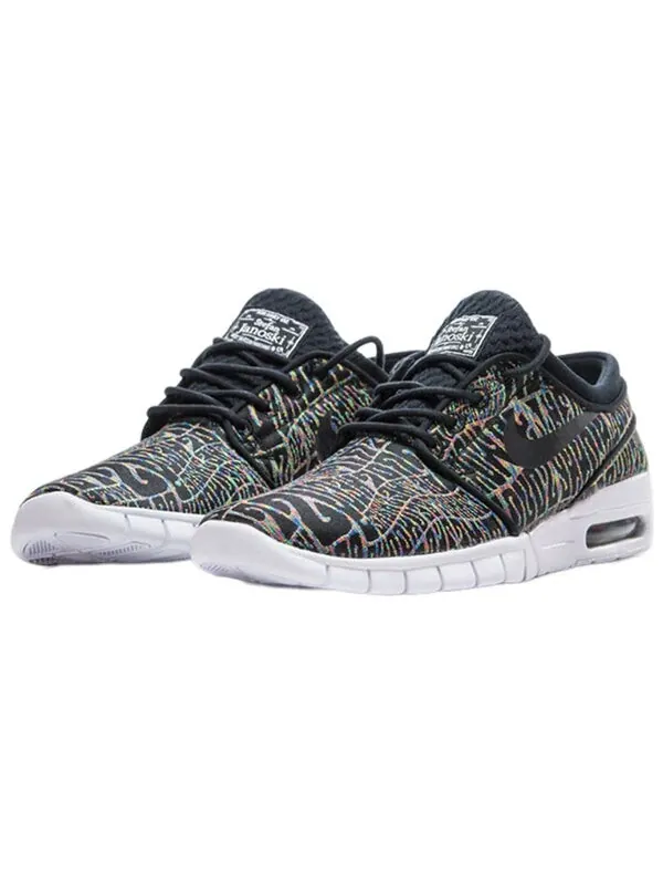 Кроссовки stefan janoski max premium sb Nike — изображение 3 из 4, черный/-белый-черный