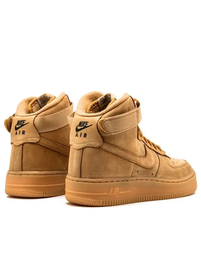 Кроссовки (GS) Nike Air Force 1 High LV8 'Flax' — изображение 3 из 4, бежевый