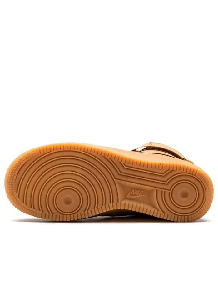 Кроссовки (GS) Nike Air Force 1 High LV8 'Flax' — изображение 4 из 4, бежевый