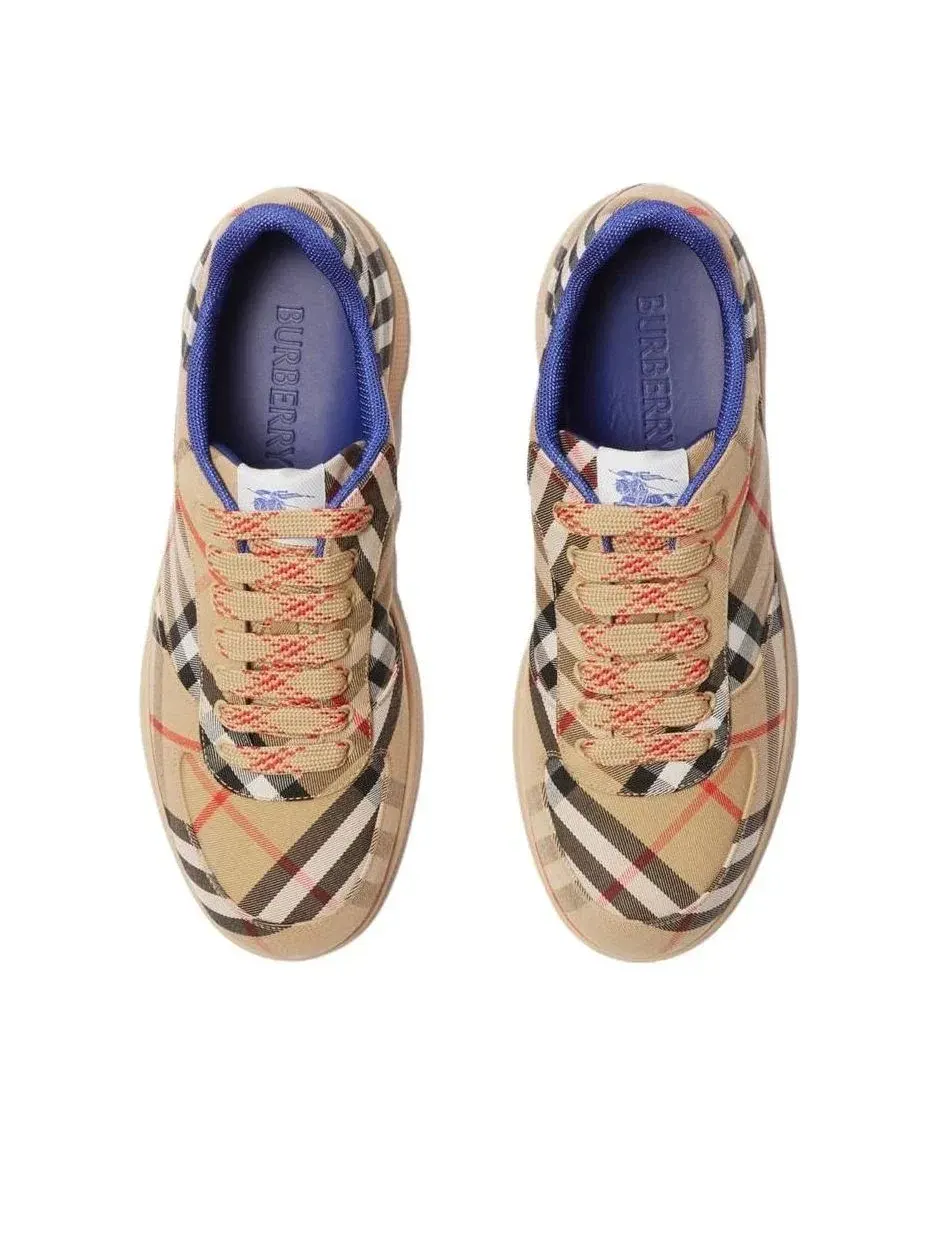 Кроссовки Burberry 26 Check Terrace — изображение 5 из 6, бежевый
