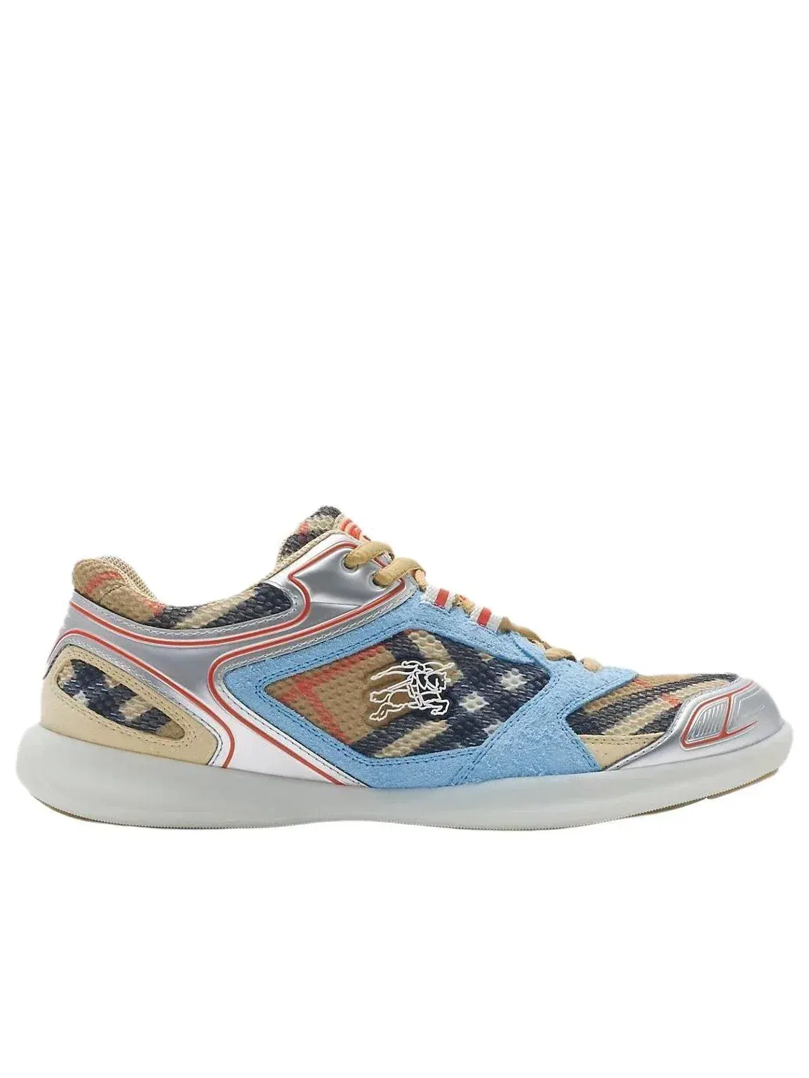 Спортивные кроссовки Burberry 25 Check Matrix — изображение 2 из 5, синий
