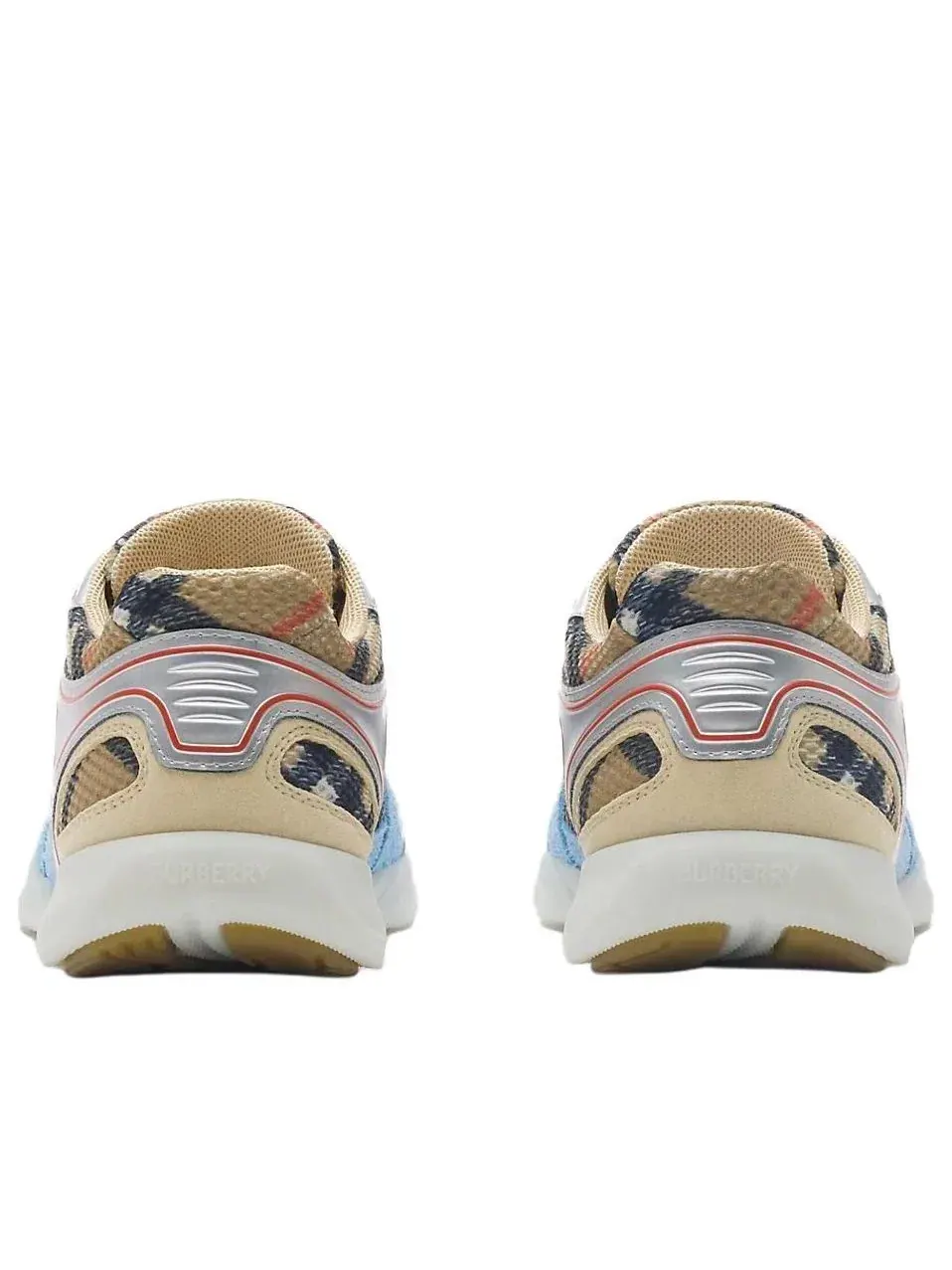 Спортивные кроссовки Burberry 25 Check Matrix — изображение 4 из 5, синий