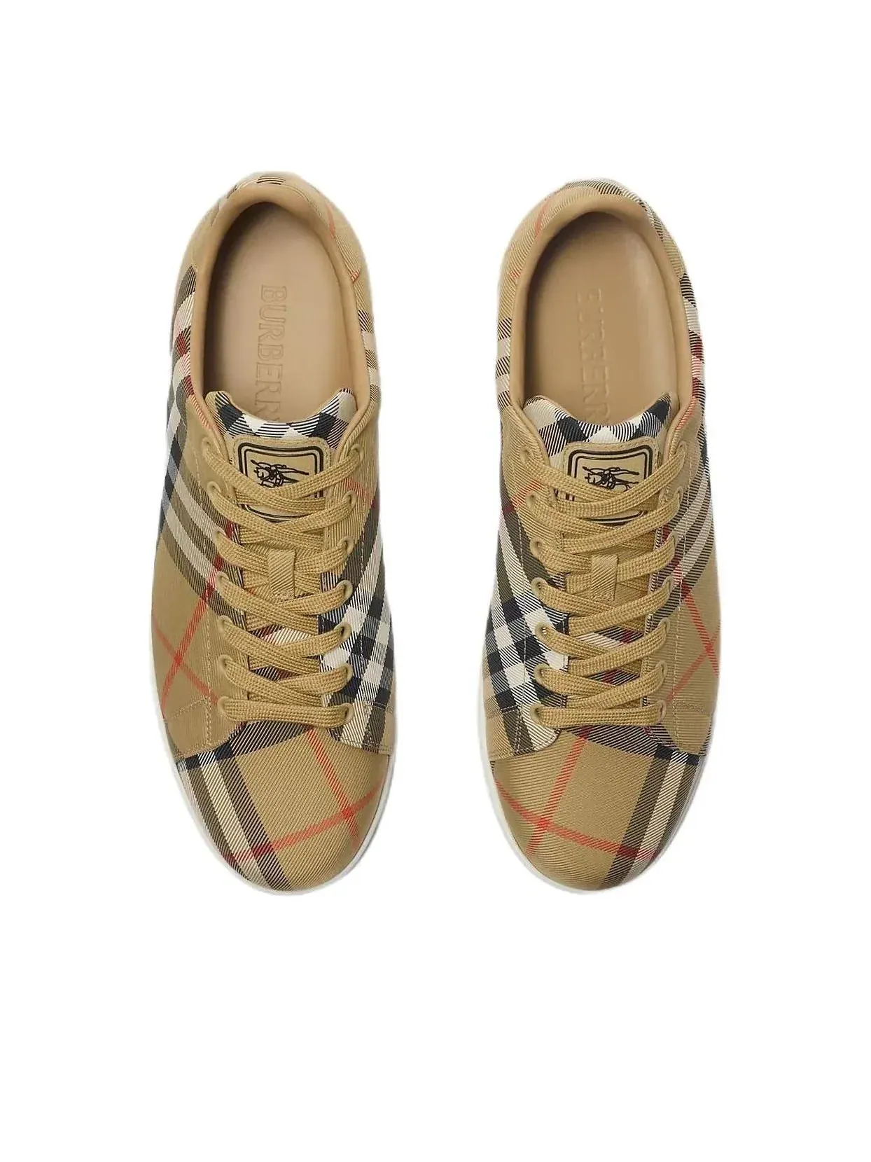 Кроссовки Burberry 26 Check Set — изображение 4 из 6, бежевый