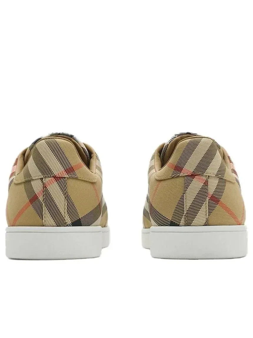 Кроссовки Burberry 26 Check Set — изображение 5 из 6, бежевый