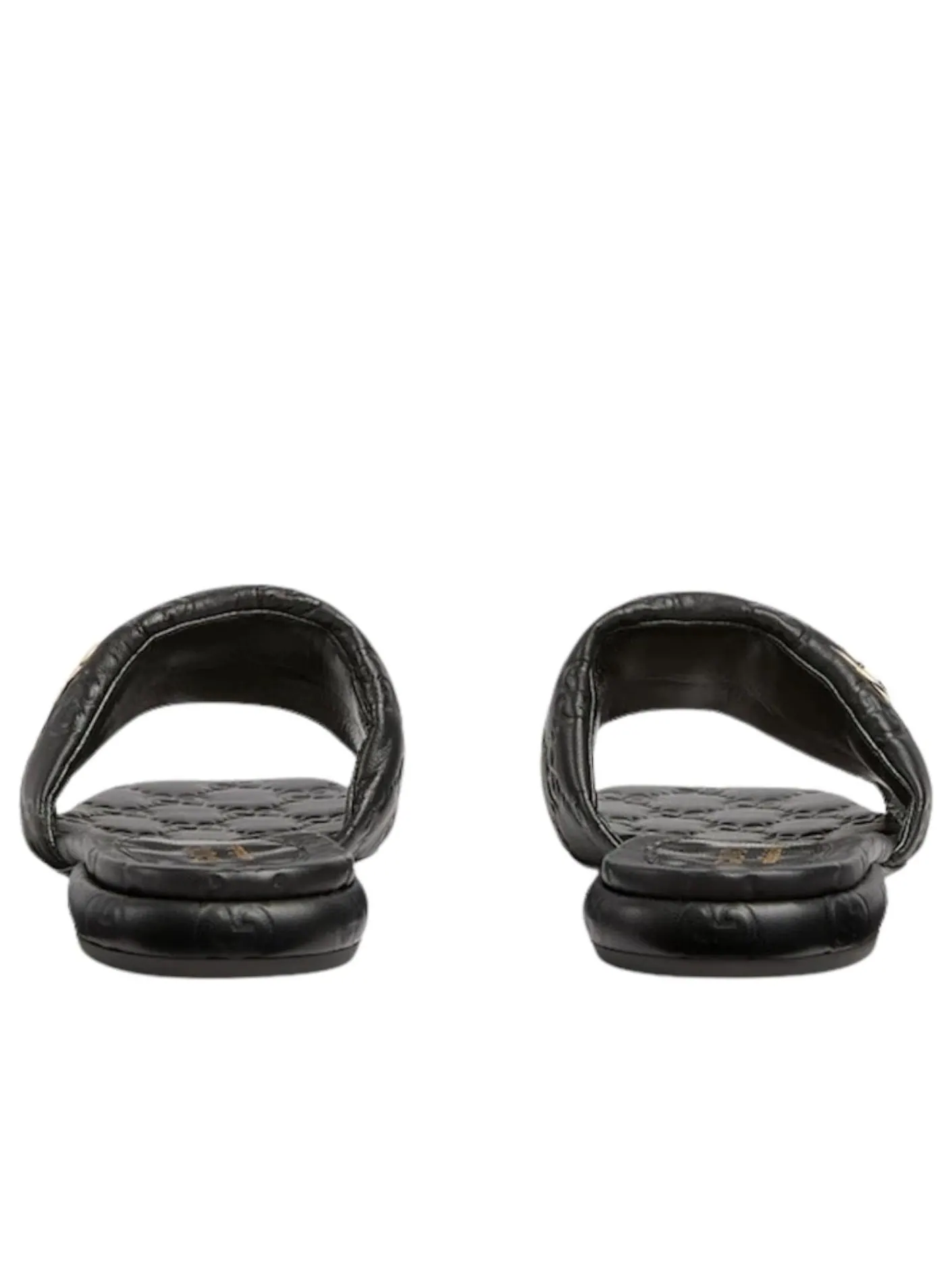 Шлепанцы (WMNS) Gucci GG Slides 'Black' — изображение 3 из 6, черный