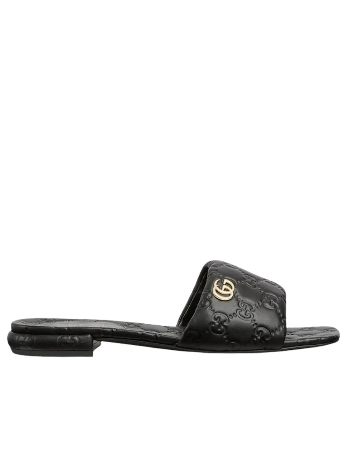 Шлепанцы (WMNS) Gucci GG Slides 'Black' — изображение 6 из 6, черный