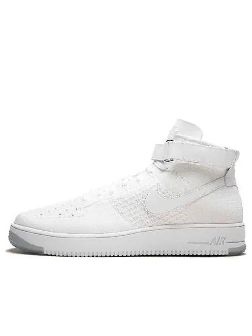 Кроссовки air force 1 ultra flyknit mid Nike — изображение 1 из 4, белый