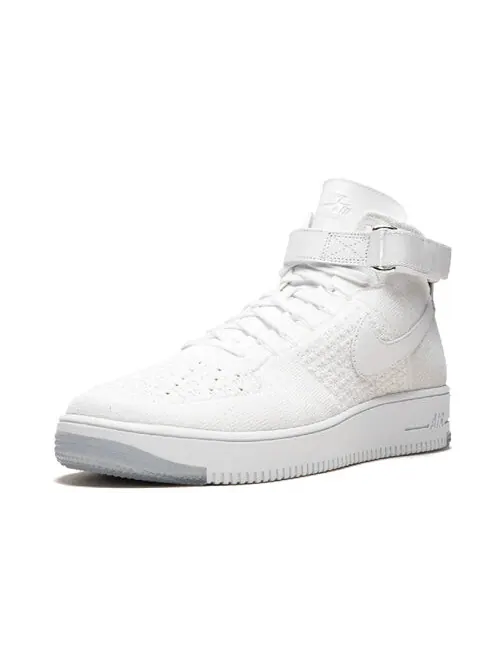 Кроссовки air force 1 ultra flyknit mid Nike — изображение 2 из 4, белый