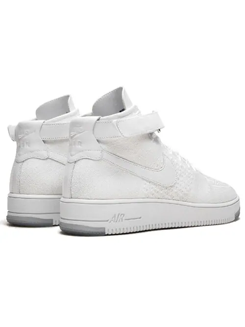 Кроссовки air force 1 ultra flyknit mid Nike — изображение 3 из 4, белый