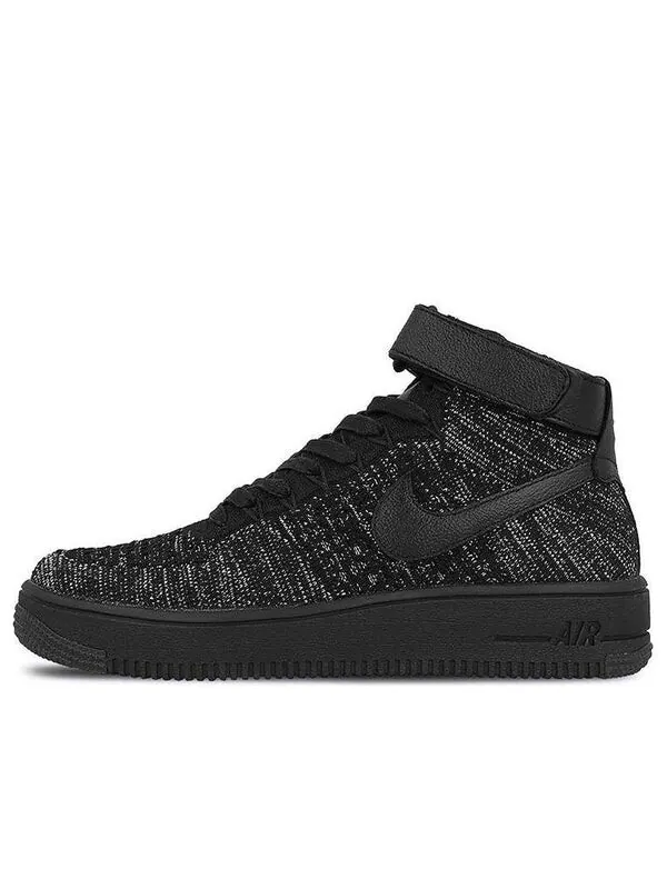 Кроссовки air force 1 flyknit Nike — изображение 1 из 4, черный/белый