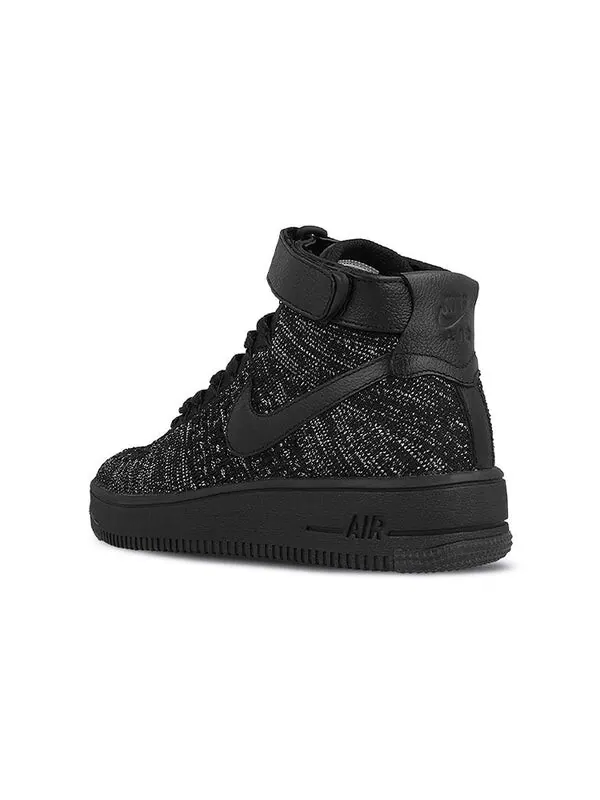 Кроссовки air force 1 flyknit Nike — изображение 4 из 4, черный/белый