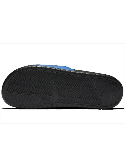 Тапочки benassi jdi mismatch fashion blue black slippers 'black' Nike — изображение 3 из 3, черный/-синий