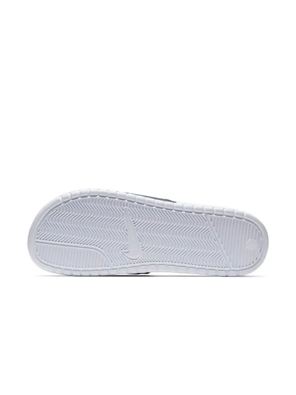 Тапочки benassi jdi mismatch navy/white Nike — изображение 4 из 4, синий/белый