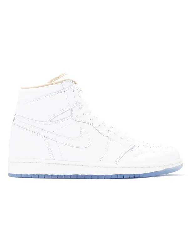 Кроссовки 1 ретро высокие og Air Jordan — изображение 2 из 4, белый