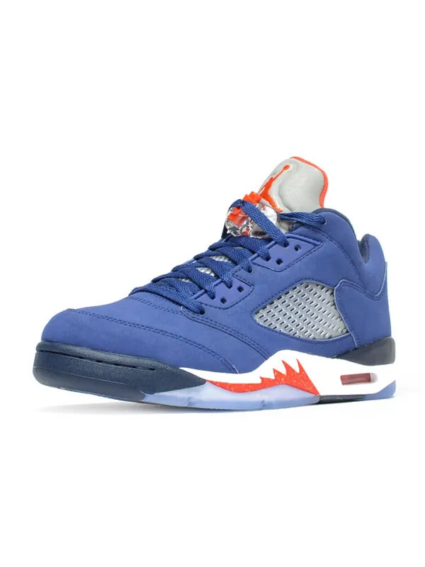 Кроссовки 5 retro low 'knicks' Air Jordan — изображение 2 из 4, темно-синий