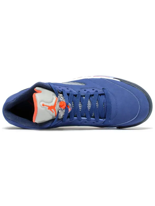 Кроссовки 5 retro low 'knicks' Air Jordan — изображение 4 из 4, темно-синий
