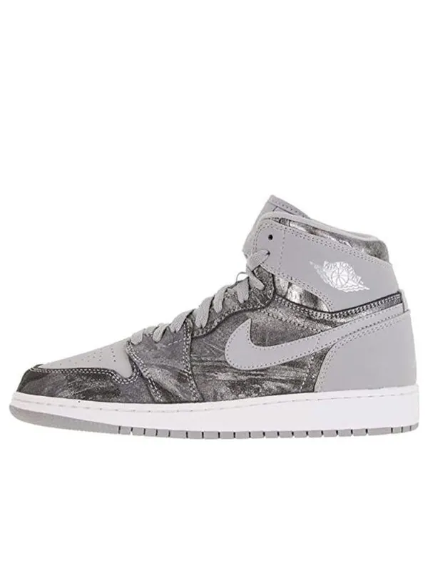 Кроссовки 1 ретро высокие Air Jordan — изображение 1 из 4, серый/серебристый