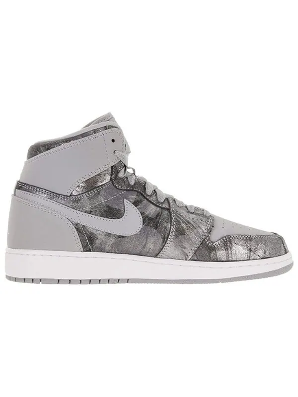 Кроссовки 1 ретро высокие Air Jordan — изображение 2 из 4, серый/серебристый