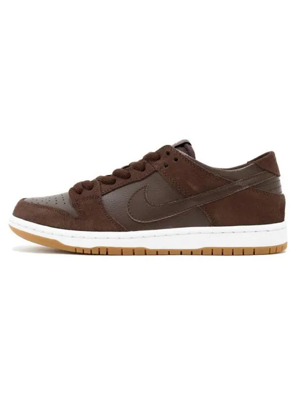 Кроссовки sb dunk low pro Nike — изображение 2 из 4, коричневый/белый