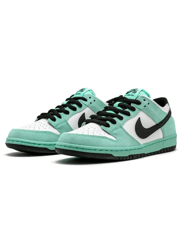 Кроссовки sb dunk low Nike — изображение 2 из 4, зеленый/черный-белый
