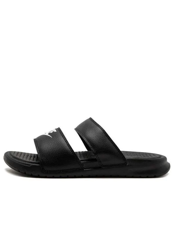 Тапочки benassi duo ultra slide 'black' Nike
