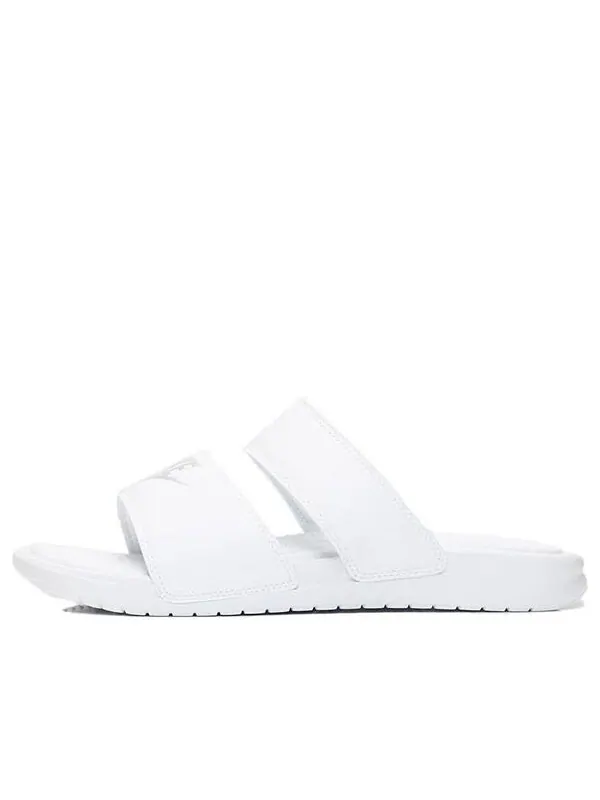 Тапочки benassi duo ultra slide 'white' Nike