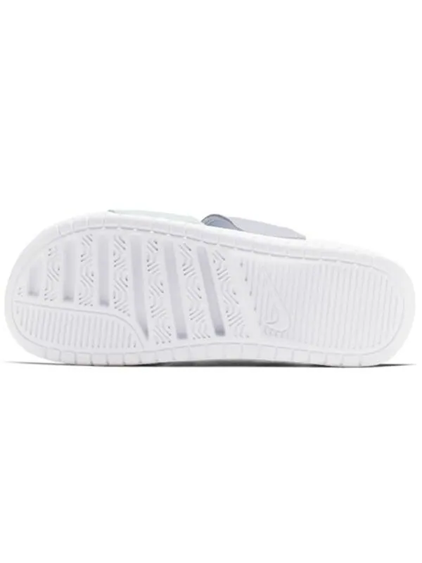 Тапочки benassi duo ultra 'white' Nike — изображение 4 из 4, белый/фиолетовый