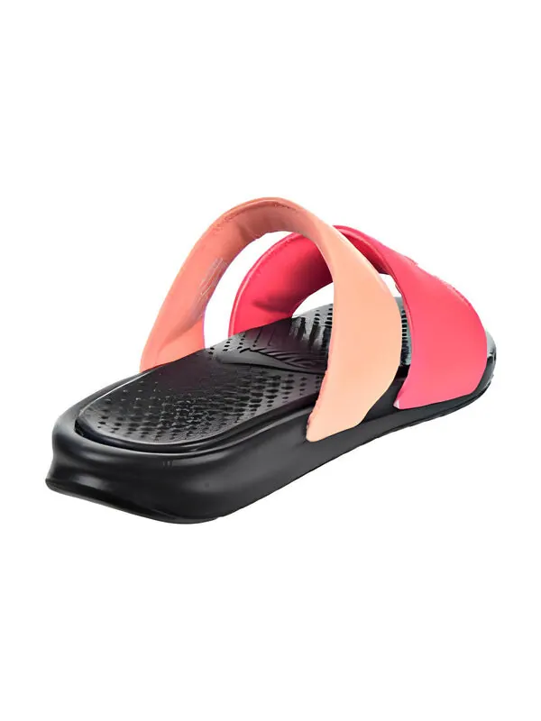 Тапочки benassi duo ultra slide 'racer pink sunset glow' Nike — изображение 4 из 4, розовый/черный