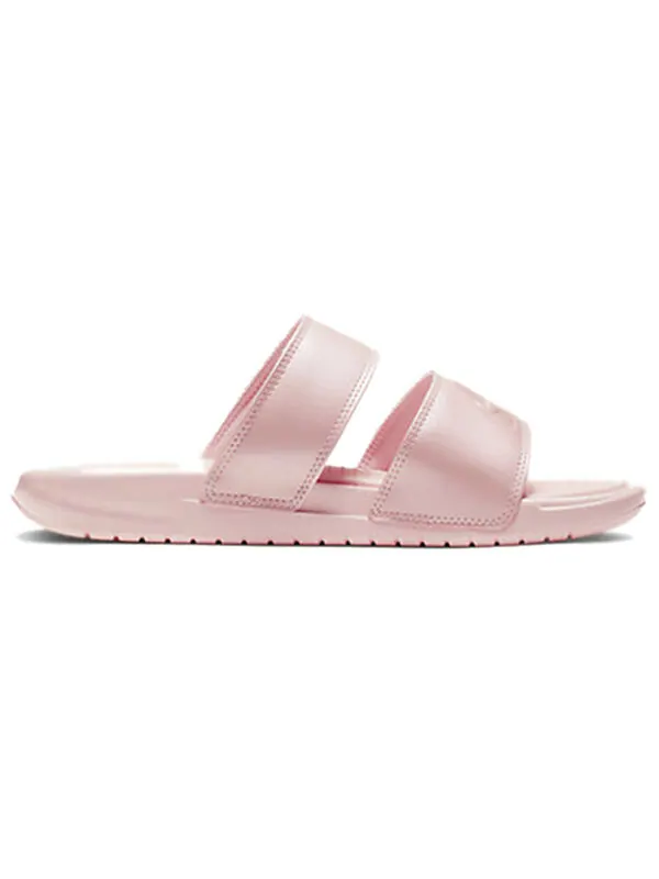 Тапочки benassi duo ultra slide 'echo pink' Nike — изображение 2 из 4, розовый/белый