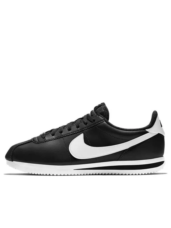 Кроссовки cortez basic кожа Nike — изображение 1 из 4, черный белый