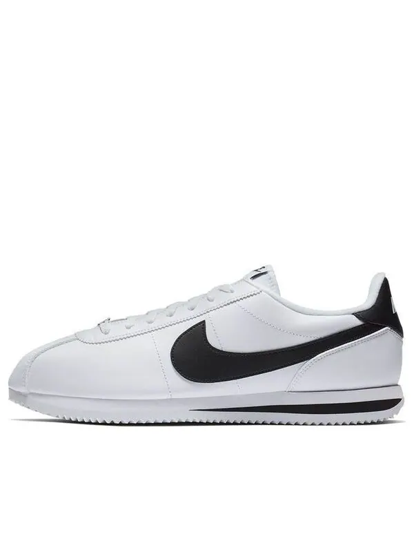 Кроссовки cortez basic кожа Nike — изображение 1 из 4, белый/черный