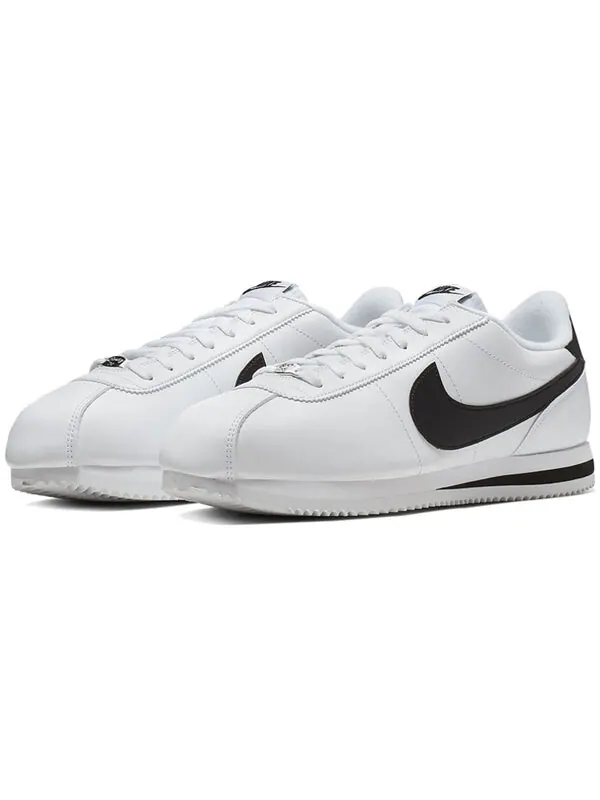 Кроссовки cortez basic кожа Nike — изображение 3 из 4, белый/черный