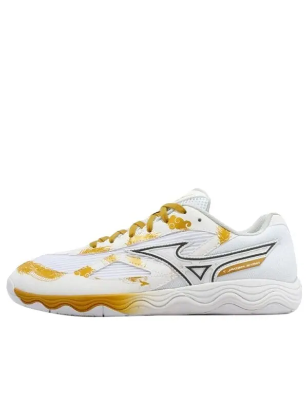 Кроссовки wave medal 7 'white gold' Mizuno — изображение 1 из 2, белый/золотистый