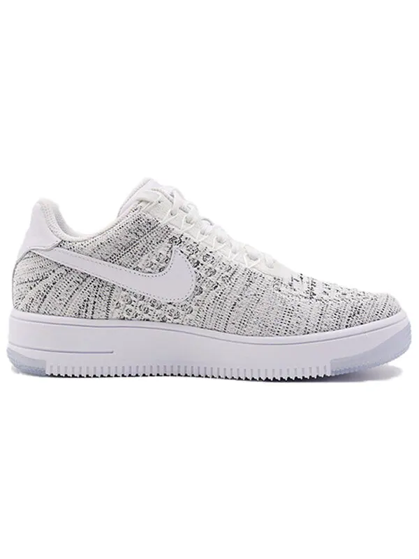 Кроссовки air force 1 flyknit низкие Nike — изображение 2 из 4, белый/черный